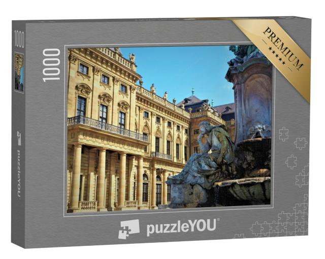 Puzzel 1000 stukjes „De oude binnenstad van Würzburg, Beieren, Duitsland“