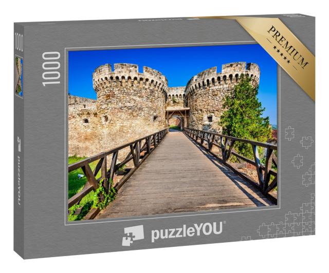 Puzzle 1000 Teile „Eingang der Festung Kalemegdan, Belgrad, Serbien“