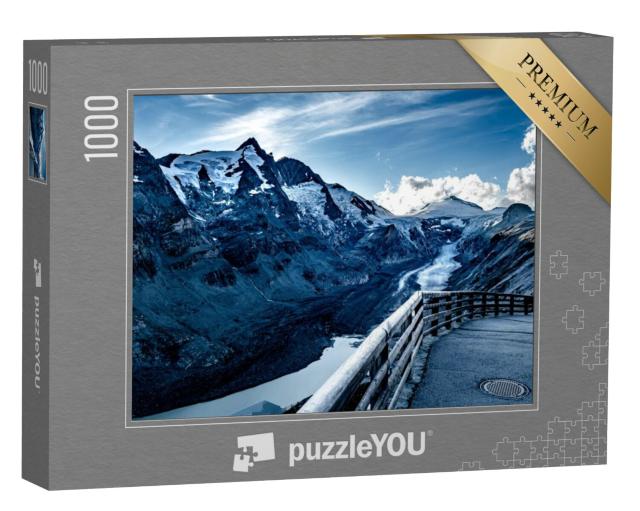 Puzzel 1000 stukjes „Uitzicht op Kaiser Franz Josef in het Nationaal Park Hohe Tauern met de Grossglockner“