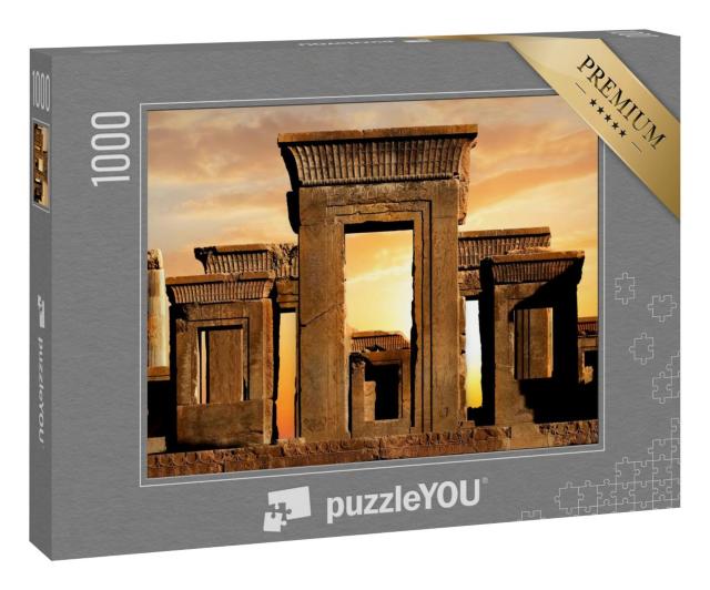 Puzzle 1000 Teile „Persepolis: Blick auf den Iran bei Sonnenaufgang“