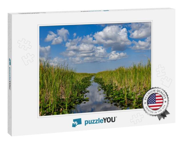 Florida Wetland in the Everglades National Park in Usa. P... Jigsaw Puzzle