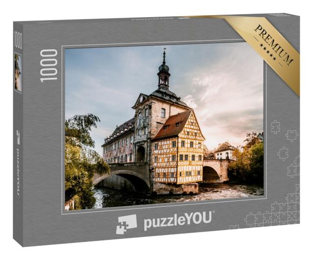 Puzzle 1000 Teile „Altes Rathaus in Bamberg, Deutschland“