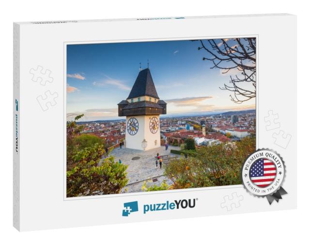 Classic Panorama View of the Historic City of Graz with F... Jigsaw Puzzle