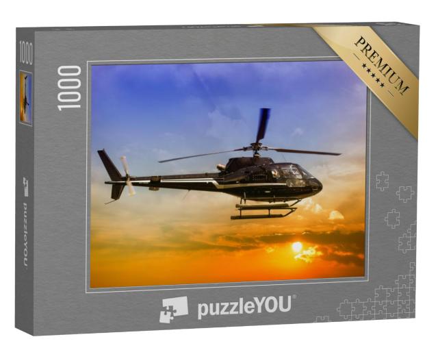 Puzzel 1000 stukjes „Helikopter voor sightseeing“