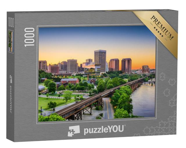 Puzzel 1000 stukjes „Skyline van Richmond, Virginia, VS“