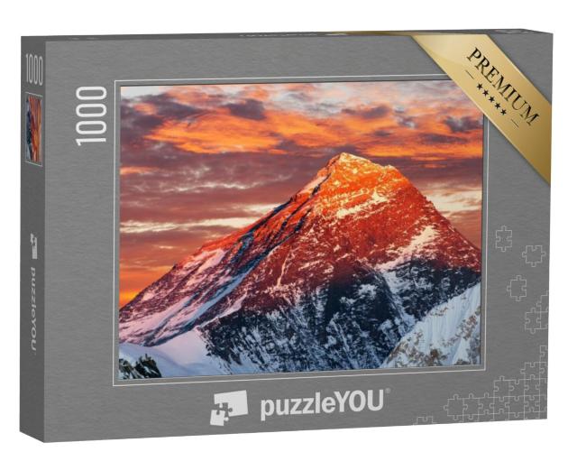 Puzzel 1000 stukjes „Avond op de Mount Everest, Nepal“