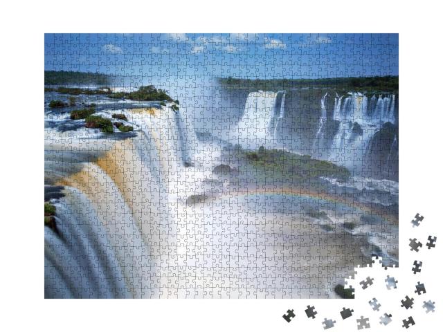 Puzzle 1000 Teile „Iguazu-Wasserfälle in Brasilien und Argentinien“
