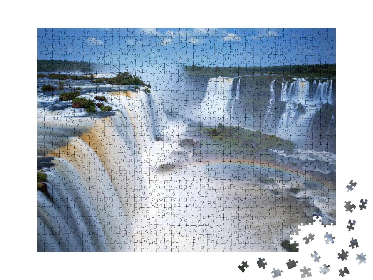 Puzzle 1000 Teile „Iguazu-Wasserfälle in Brasilien und Argentinien“