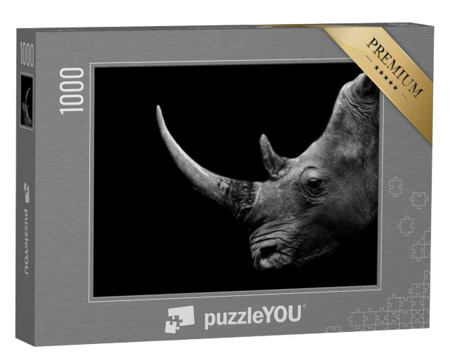 Puzzel 1000 stukjes „Neushoorn“