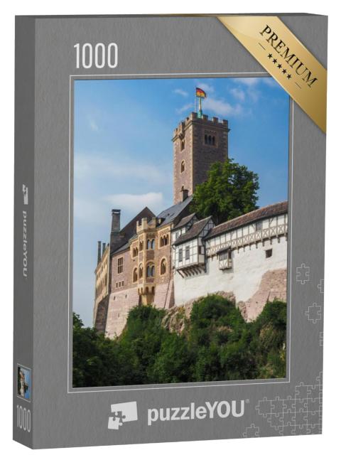 Puzzel 1000 stukjes „Kasteel Wartburg bij Eisenach, Duitsland“