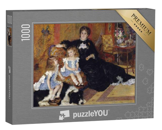 Puzzel 1000 stukjes „Madame Georges Charpentier en haar kinderen, Auguste Renoir 1878“