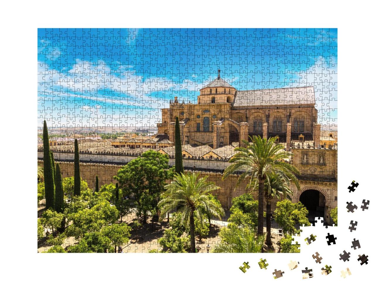 Puzzle 1000 Teile „Große Moschee oder Mezquita-Kathedrale in Córdoba“