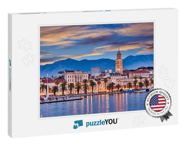Split, Croatia. View of Split the Second Largest City of... Jigsaw Puzzle