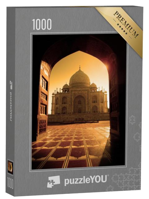 Puzzel 1000 stukjes „Taj Mahal in het zonlicht“