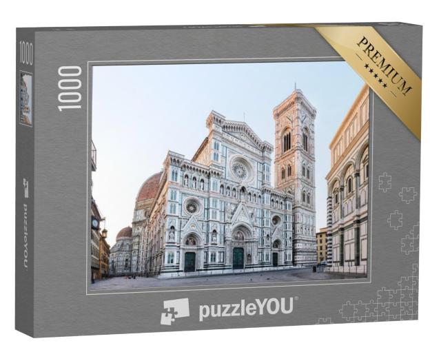 Puzzel 1000 stukjes „Zonsopgang boven de kathedraal van Santa Maria del Fiore in Florence“