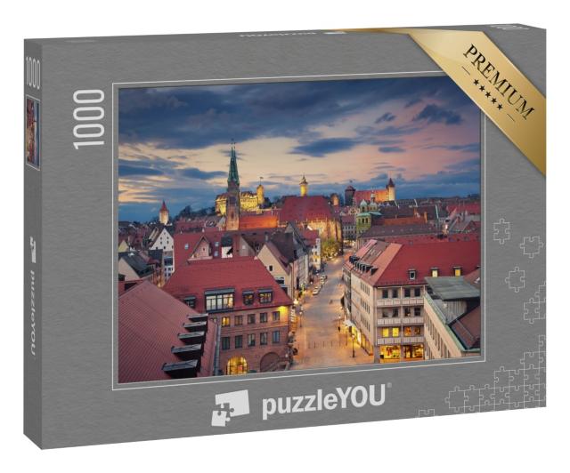 Puzzle „Die historische Innenstadt von Nürnberg, Deutschland“