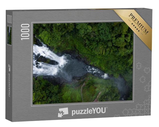 Puzzel 1000 stukjes „Uitzonderlijk uitzicht op het Bolaven Plateau, Laos“