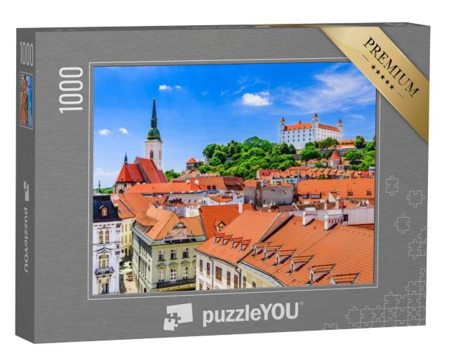 Puzzel 1000 stukjes „Imposant kasteel van Bratislava, Slowakije“