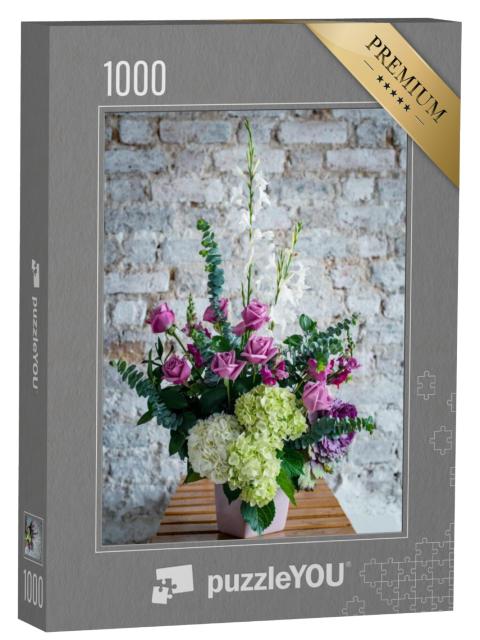 Puzzel 1000 stukjes „Decoratieve bloemen uit Colombia“