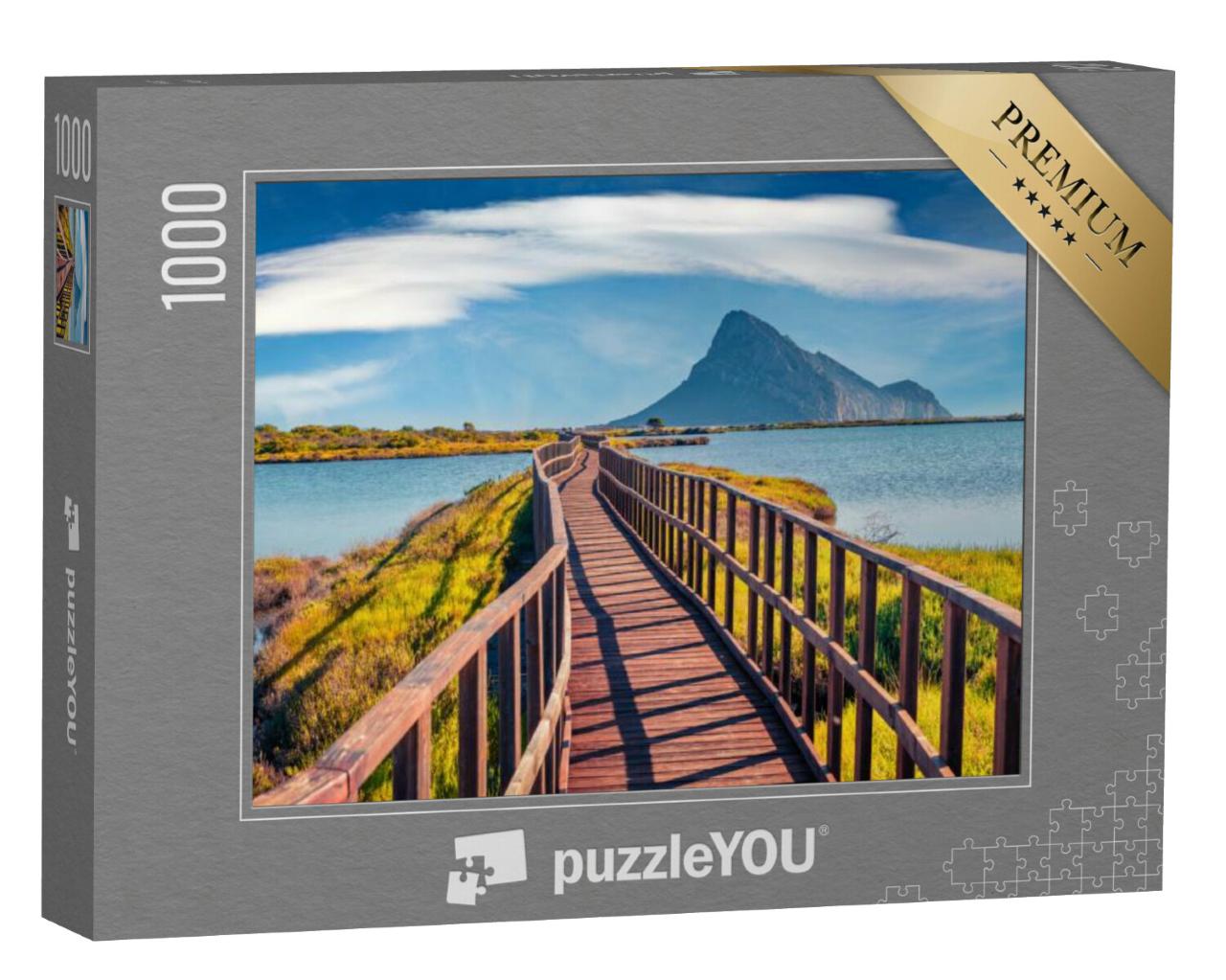 Puzzel 1000 stukjes „Zomer op het strand bij Spiaggia di Porto, Italië“