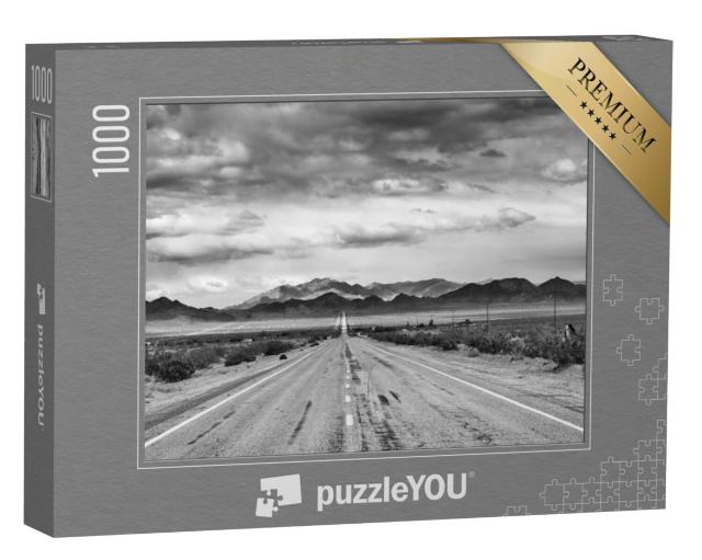 Puzzel 1000 stukjes „Historische Route 66 langs de Mojavewoestijn“