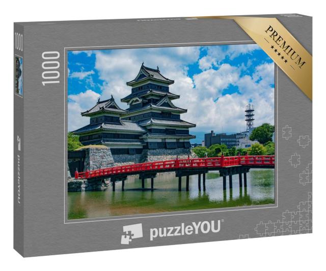 Puzzle 100 Teile „Schloss Matsumoto, ein Wahrzeichen von Nagano, Japan“