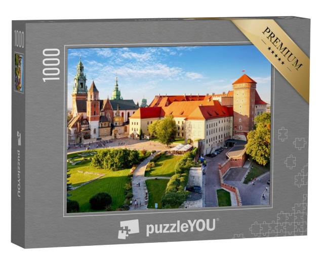 Puzzel 1000 stukjes „Kasteel Wawel overdag, Krakau“