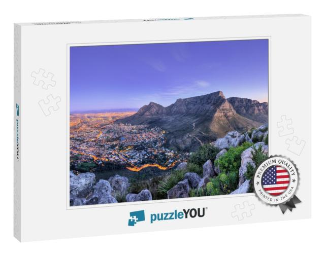 Beautiful South Africa's Cape Towns, Mountain & Sea Views... Jigsaw Puzzle