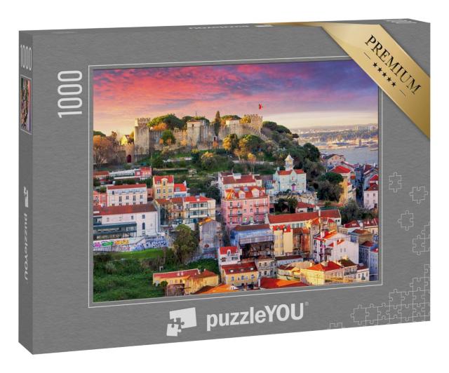 Puzzle  Stadt Lissabon Portugal bedruckt 120 Teile 