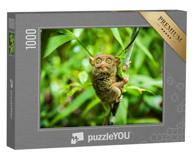 Puzzel 1000 stukjes „Filippijnse tarsier: een van de kleinste primaten ter wereld“