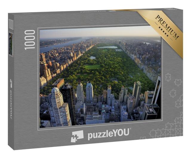 Puzzle 1000 Teile „Central Park und Wolkenkratzer von Manhattan, New York“