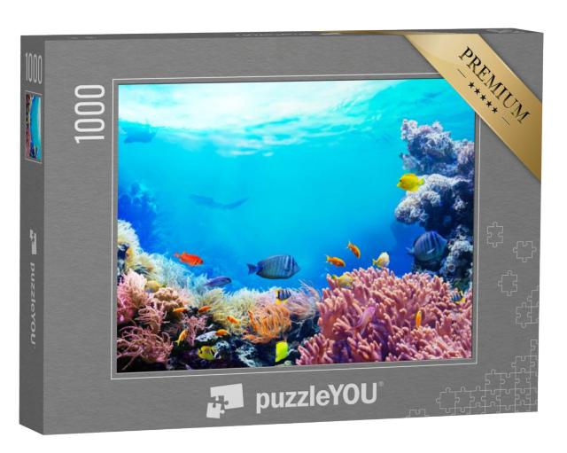 Puzzel 1000 stukjes „Leven in het koraalrif“