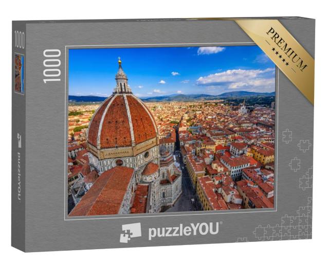 Puzzel 1000 stukjes „Prachtige foto van Florence, Italië“