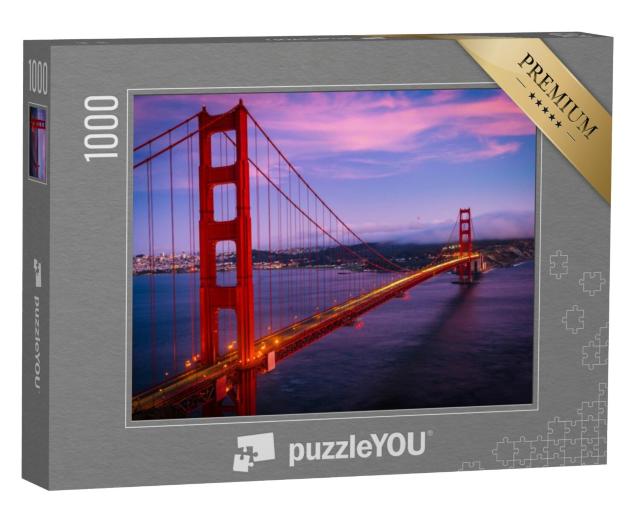 Puzzel 1000 stukjes „Majestueuze Golden Gate Bridge, San Francisco, Californië, Verenigde Staten“