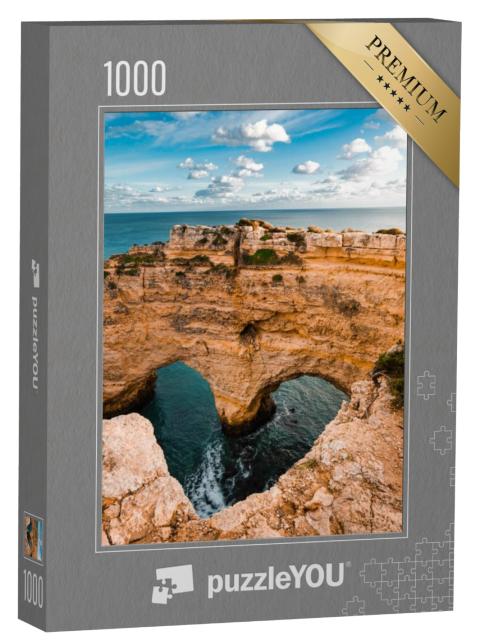 Puzzel 1000 stukjes „Hartvormige kliffen in de Algarve, Portugal“