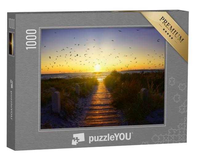 Puzzel 1000 stukjes „Zonsopgang op Rügen, Mecklenburg-Vorpommern, Duitsland“