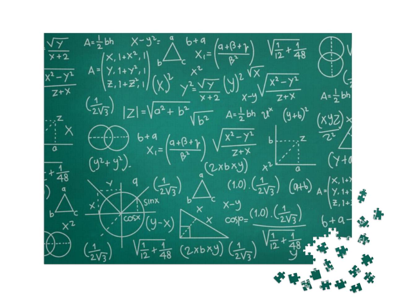 Puzzel 1000 stukjes „Schoolbord“