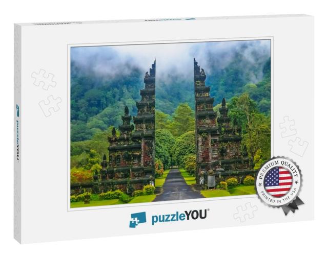 Gates to One of the Hindu Temples in Bali in Indonesia... Jigsaw Puzzle