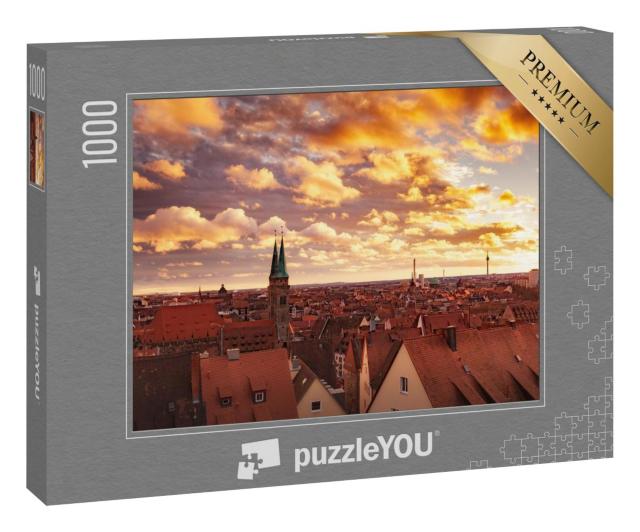 Puzzle 1000 Teile „Historisches Zentrum von Nürnberg, Deutschland“