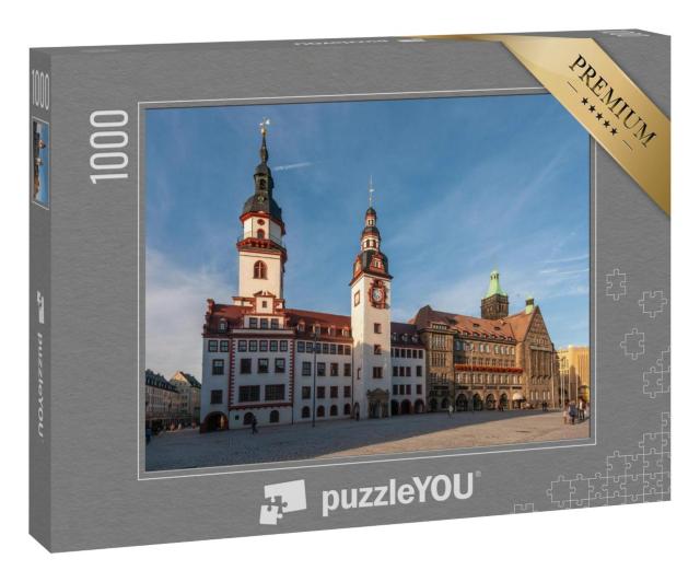 Puzzle 100 Teile „Rathaus Chemnitz“