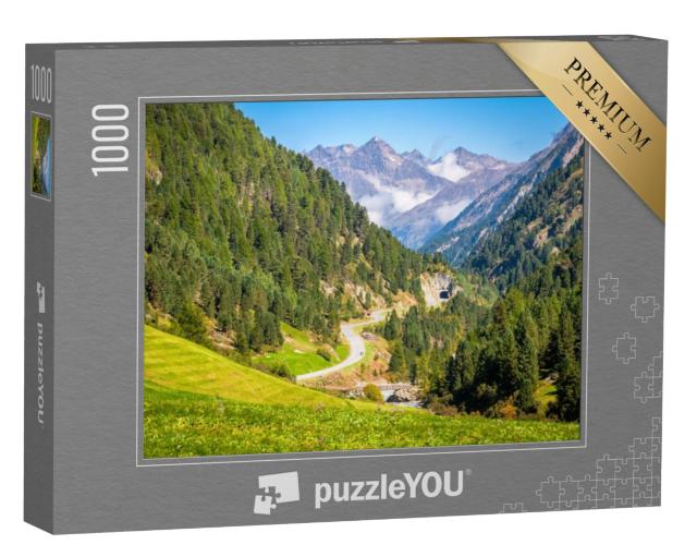 Puzzel 1000 stukjes „Alpiene idylle“