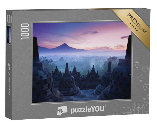 Puzzel 1000 stukjes „Borobudur Tempel, Yogyakarta, Java, Indonesië“