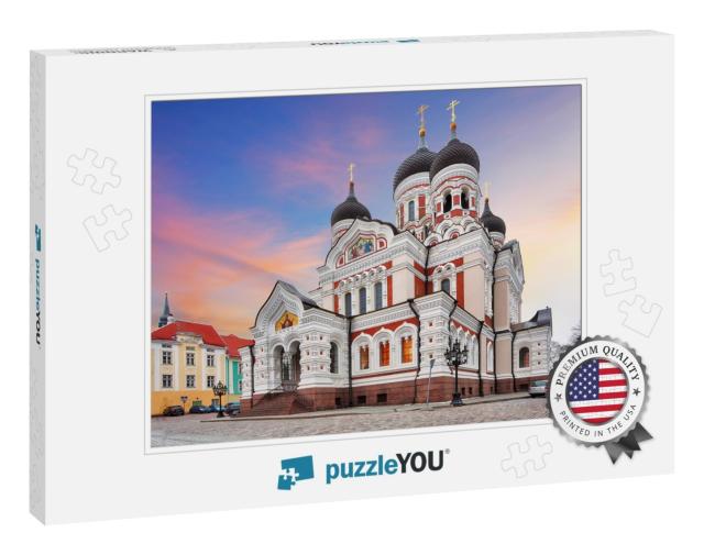 Tallinn, Alexander Nevsky Cathedral, Estonia... Jigsaw Puzzle
