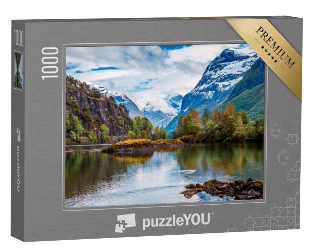 Puzzel 1000 stukjes „Wilde natuur in Noorwegen“