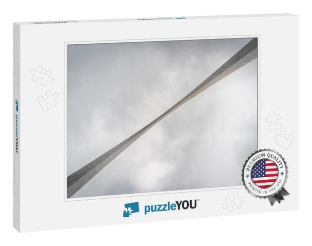 Photograph from the Bottom of Gateway Arch National Park... Jigsaw Puzzle