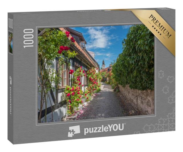 Puzzle 1000 Teile „Historische Hansestadt Visby in Schweden“