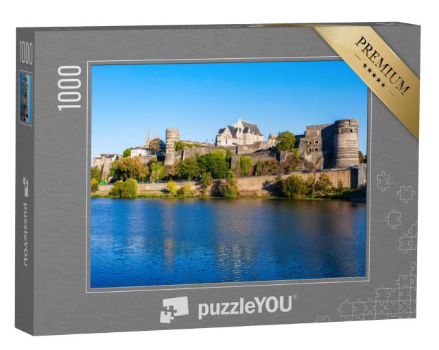 Puzzel 1000 stukjes „Chateau Angers in de Loire-vallei, Frankrijk“