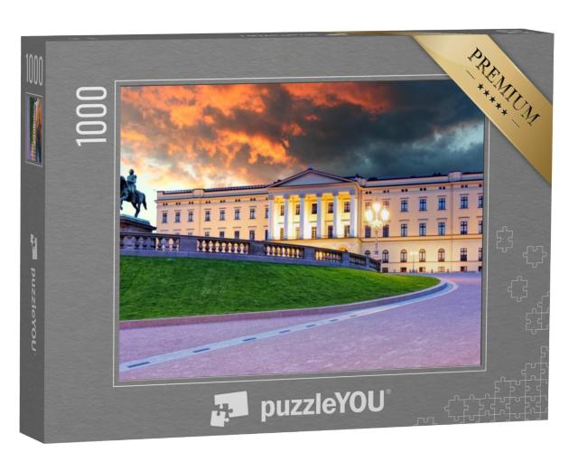 Puzzel 1000 stukjes „Koninklijk Paleis, Oslo, Noorwegen“