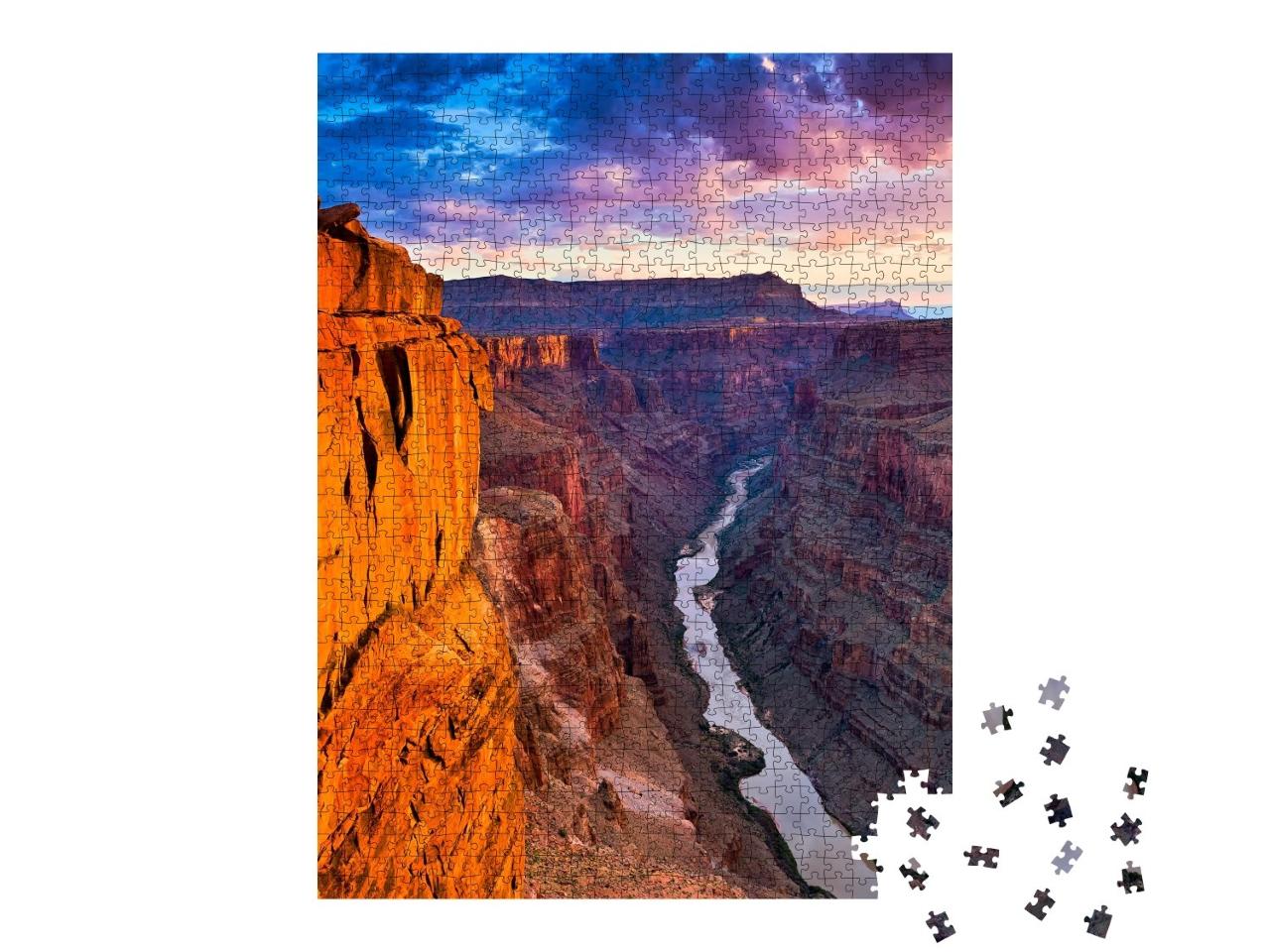 Puzzle 1000 Teile „Aussichtspunkt Toroweap im Grand Canyon National Park“