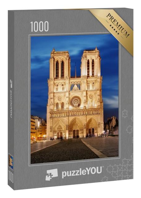 Puzzle 1000 Teile „Notre Dame, Wahreichen von Paris, Frankreich“
